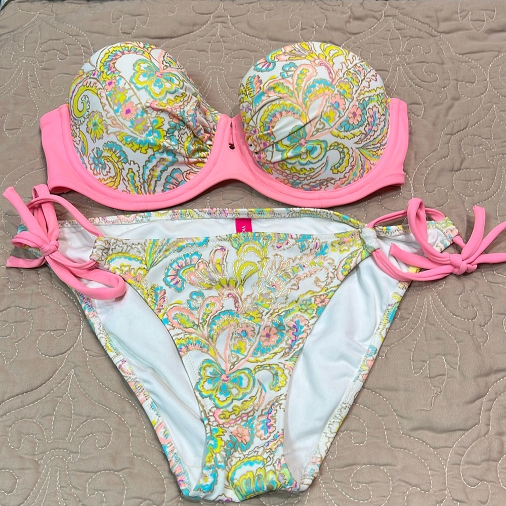Victoria’s Secret 2 pieces strapless swimming set size S